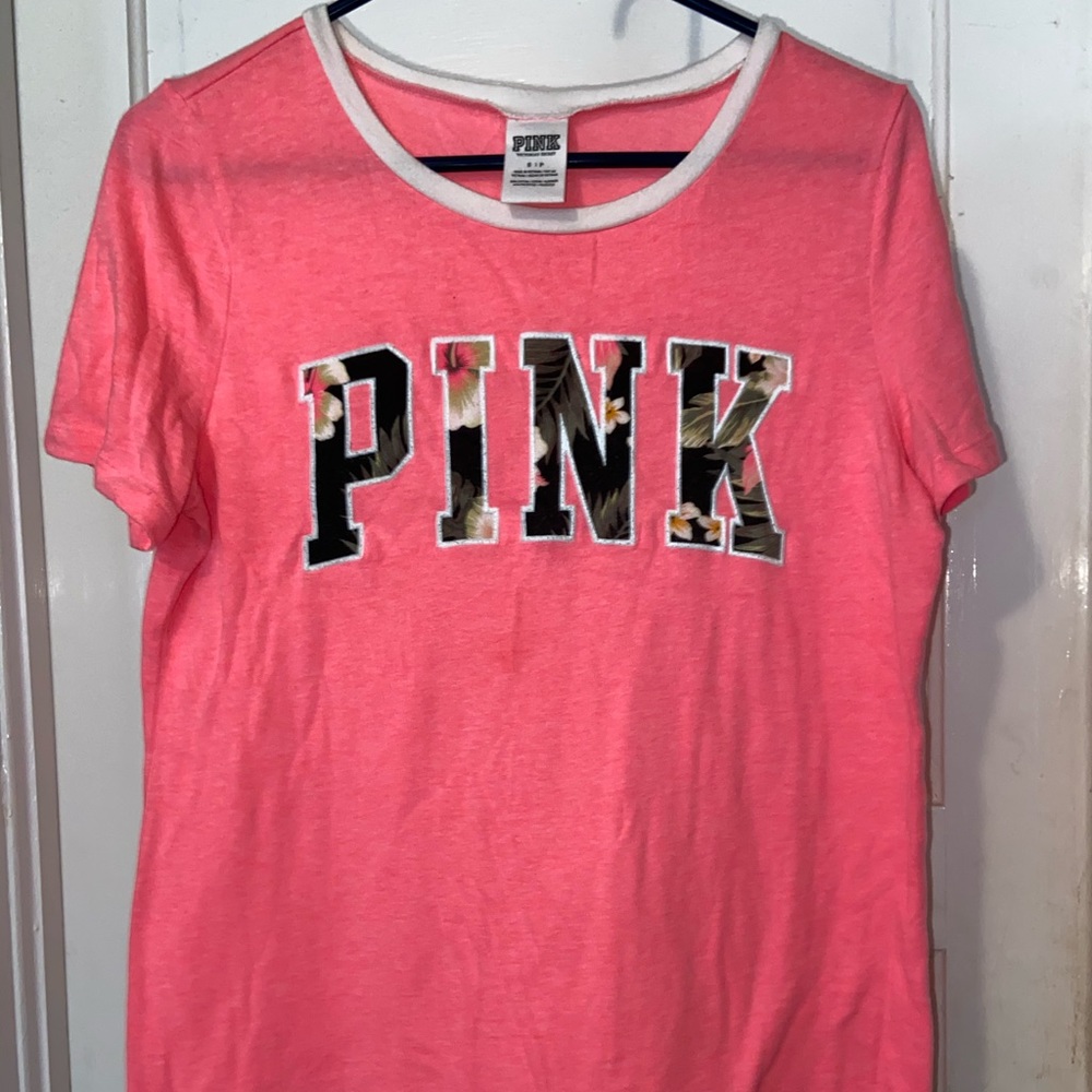 Pink T-shirt pinkish/coral